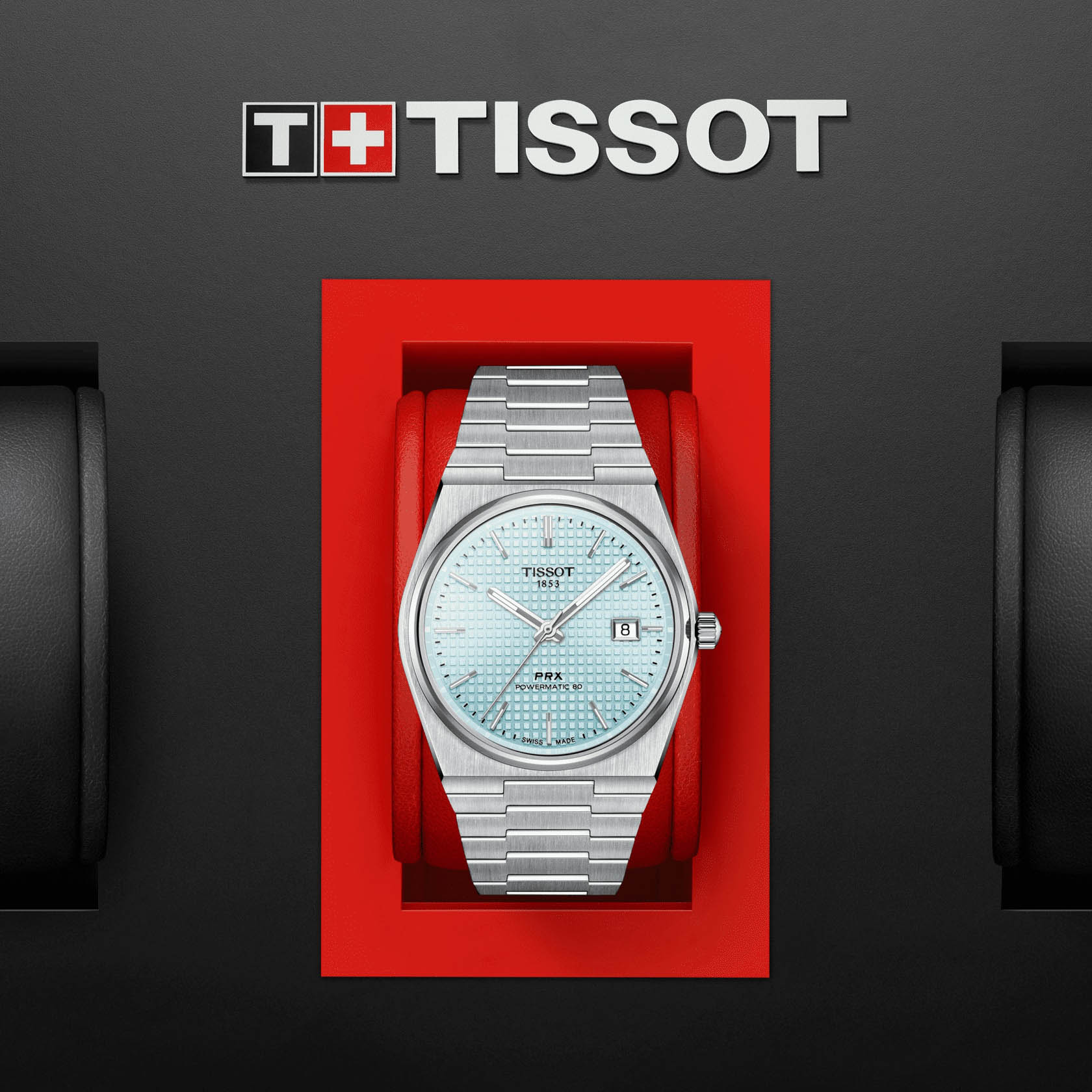 Tissot Tissot PRX Powermatic 80 T137.407.11.351.00 мужские часы черный циферблат на запястье