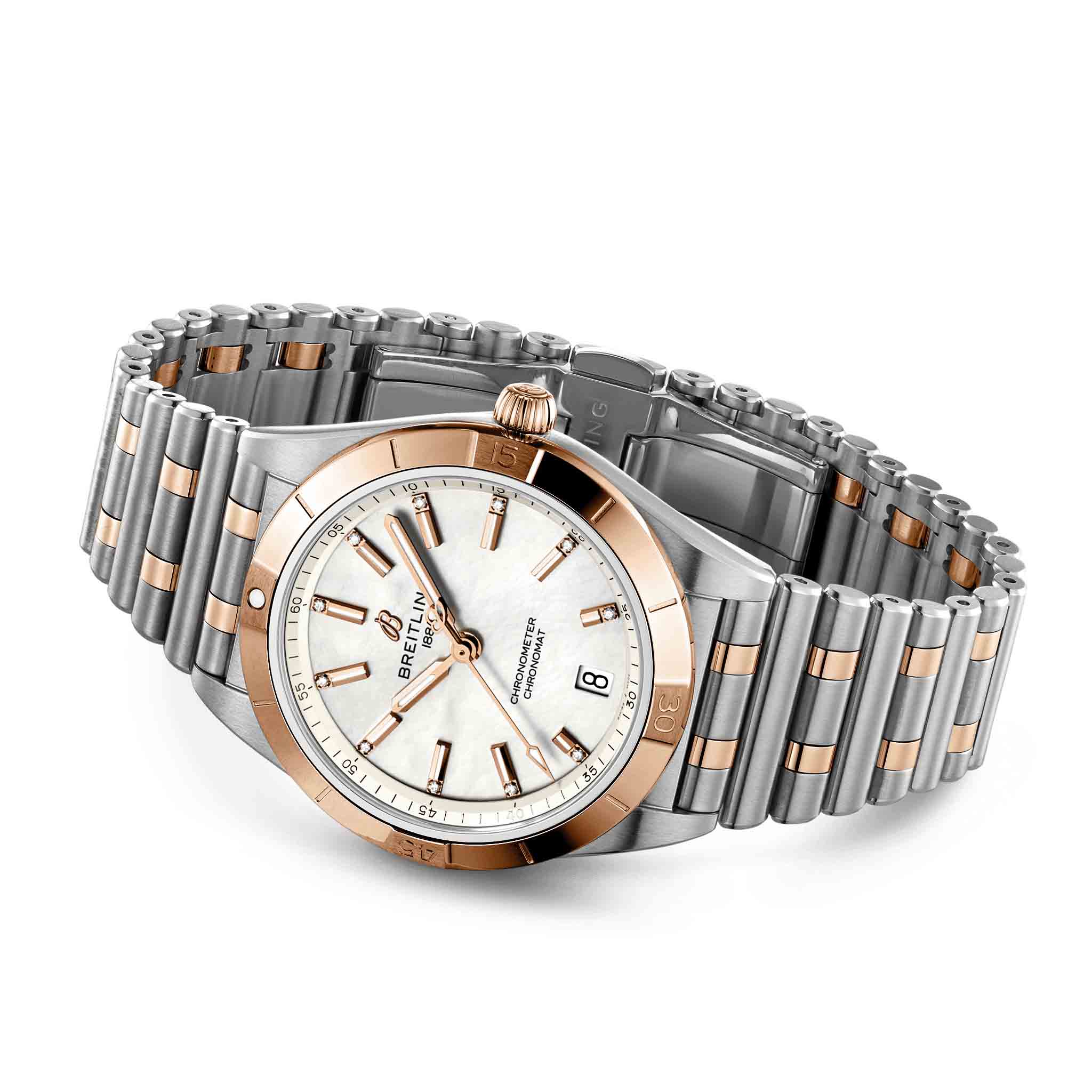 Оригинальные часы Breitling Breitling Chronomat Automatic 36 U10380101A2U1 механические калибр механизма  breitling 10 общий вид