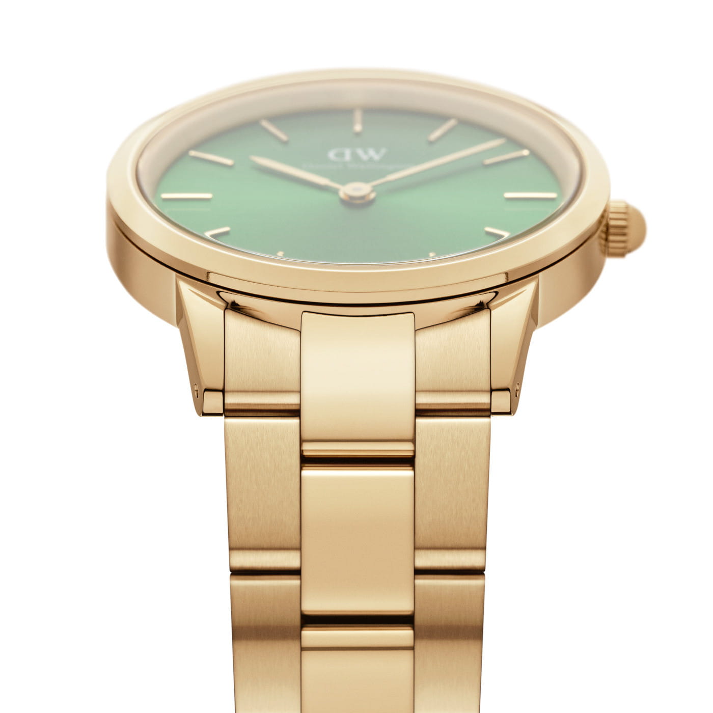 Daniel Wellington Daniel Wellington Iconic Link Emerald DW00100553, iconic швеция женские часы на браслете сталь c pvd покрытием боковой вид