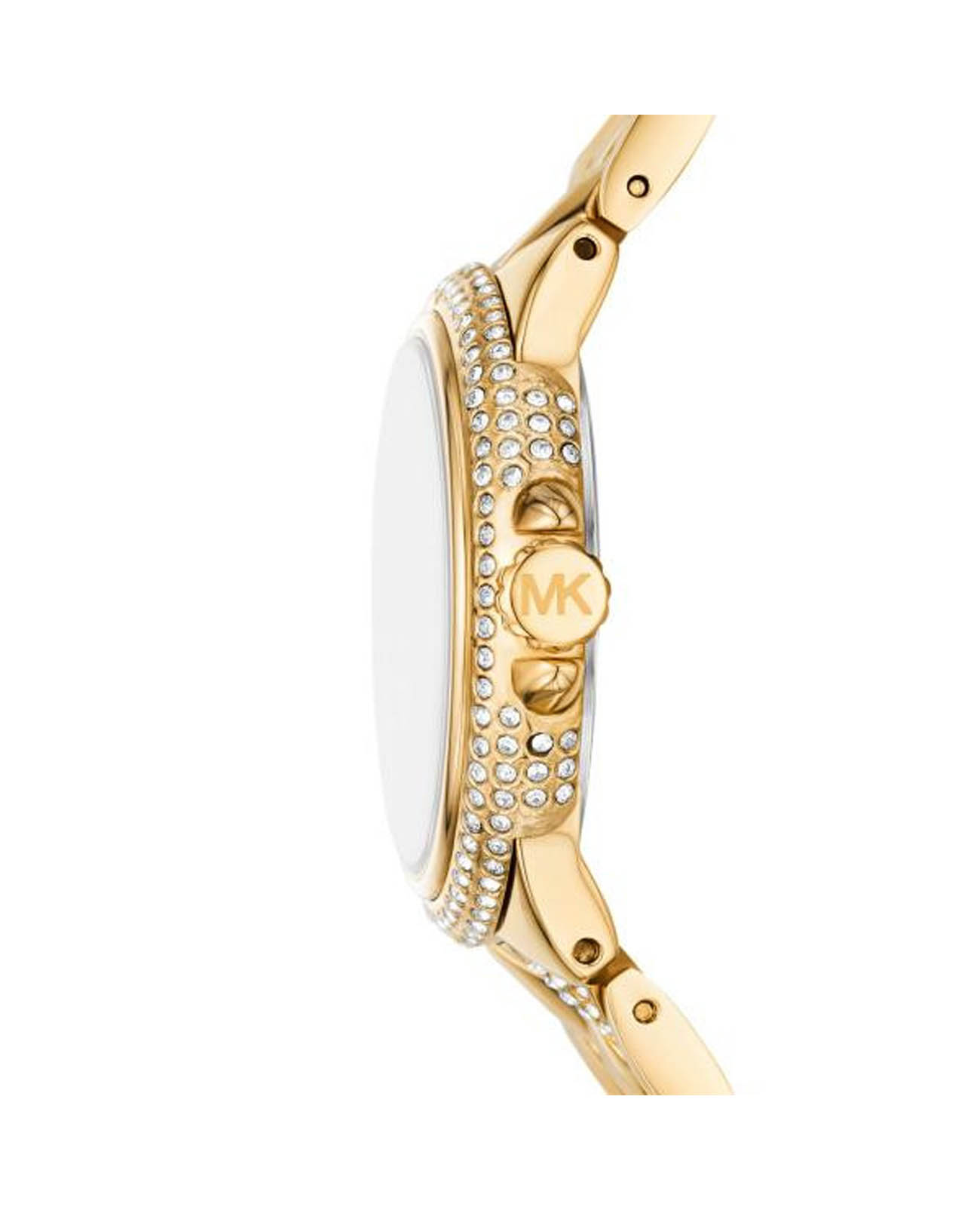 Michael Kors Michael Kors Camille MK4801,  сша женские часы на браслете нержавеющая сталь с pvd-покрытием боковой вид