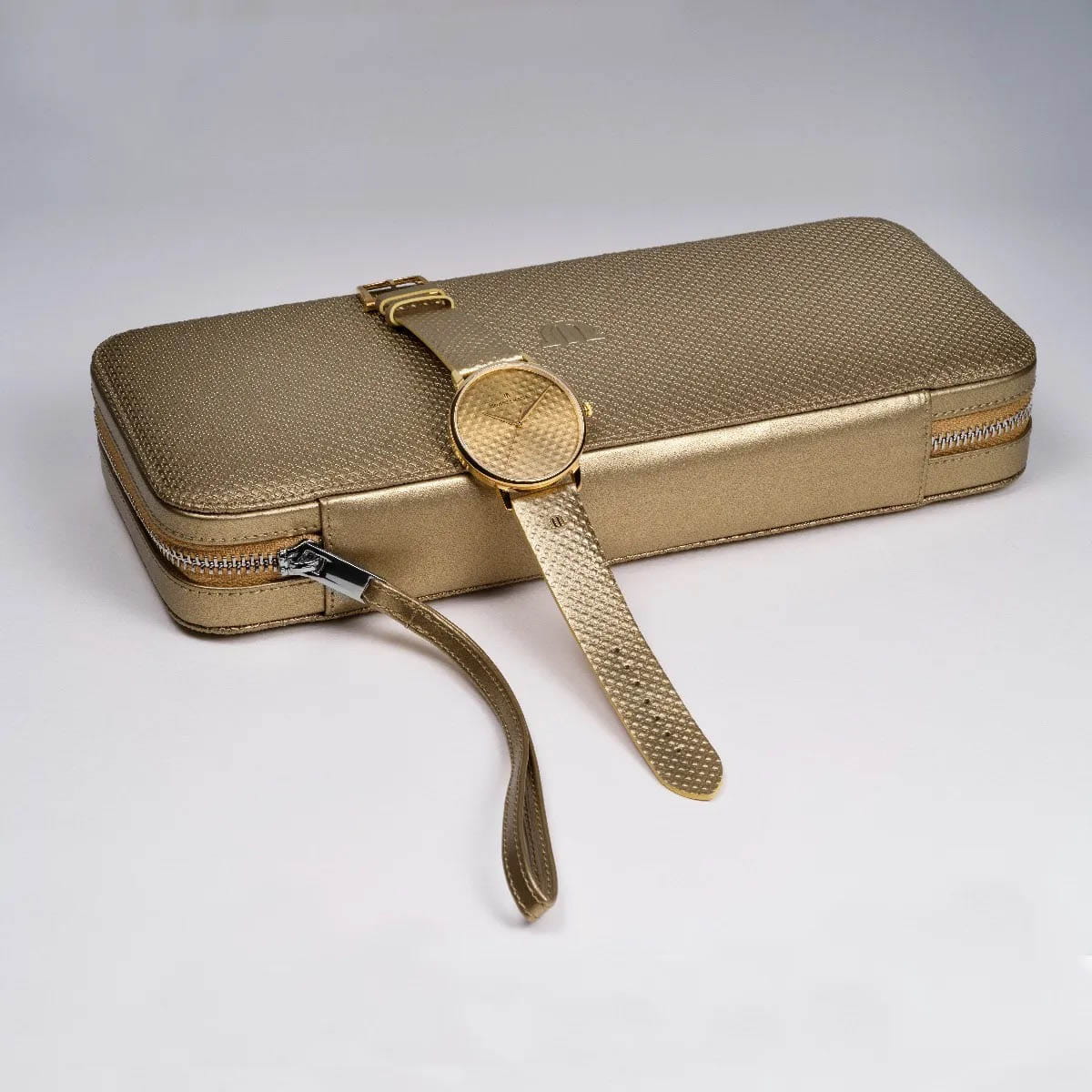 Maurice Lacroix Maurice Lacroix Eliros Date Sunshine EL1118-PVY01-090-9 женские часы золотой циферблат на запястье