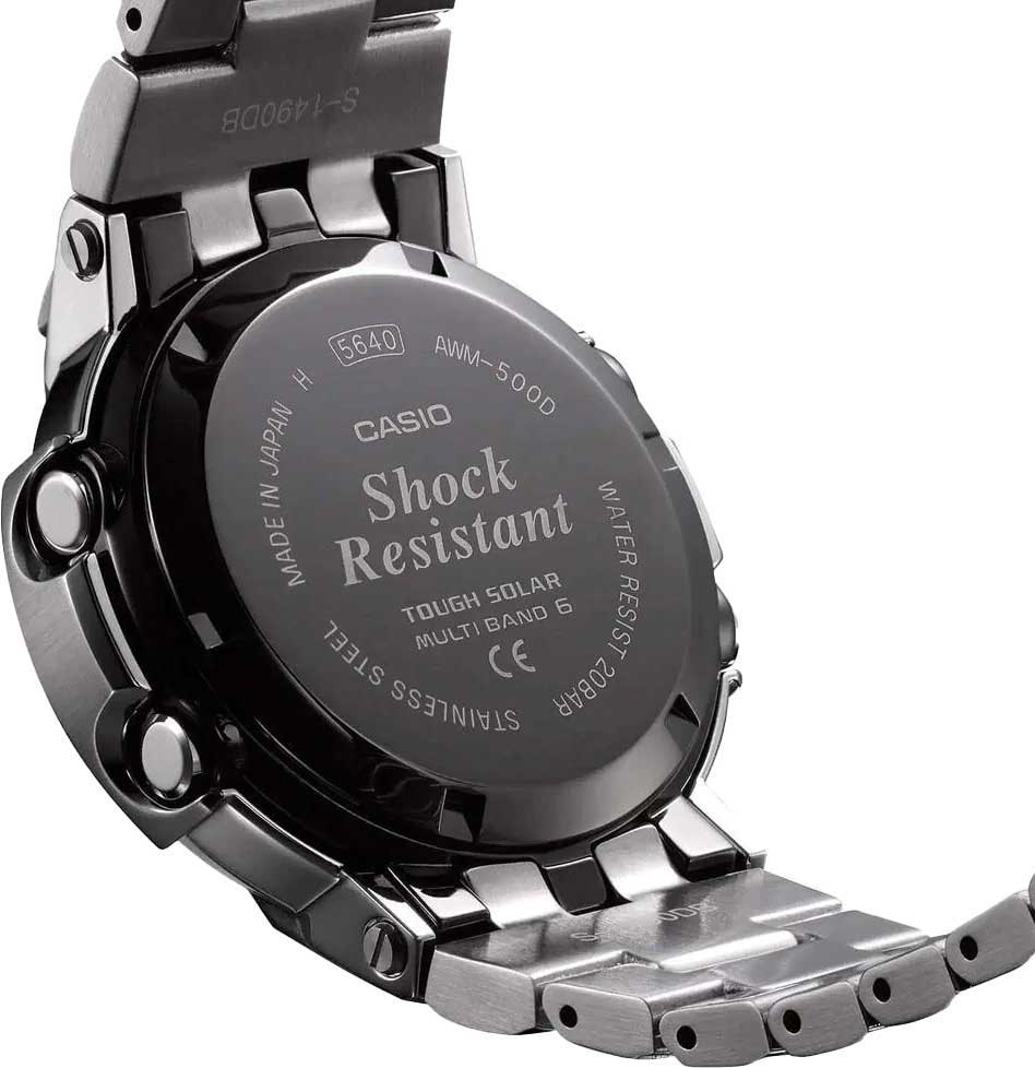 Casio Casio G-Shock AWM-500D-1ADR (AWM-500D-1A), g-shock япония мужские часы на браслете нержавеющая сталь боковой вид