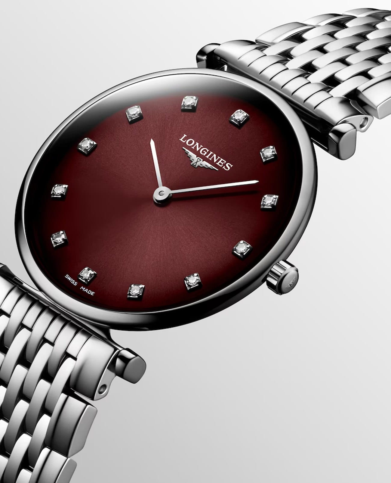 Longines Longines La Grande Classique L4.512.4.91.6, la grande classique швейцария женские часы на браслете нержавеющая сталь боковой вид