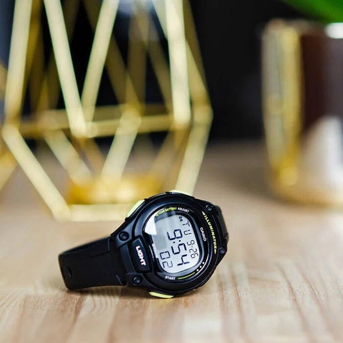 Casio Casio Collection Digital LW-203-1BVDF (LW-203-1B) - наручные женские часы наручные часы в перспективе серый циферблат