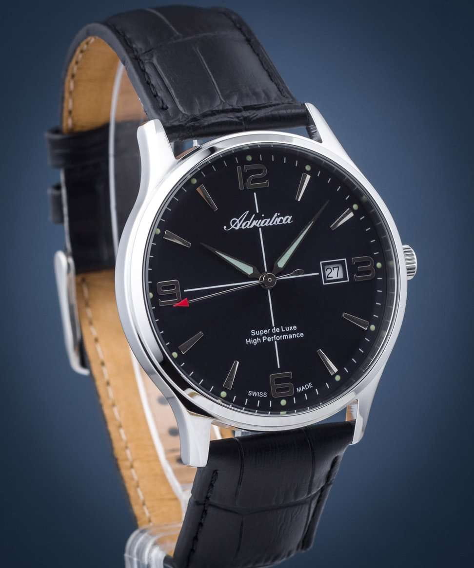 Adriatica Adriatica Vintage A8331.5255Q  — детали корпуса и кожаный