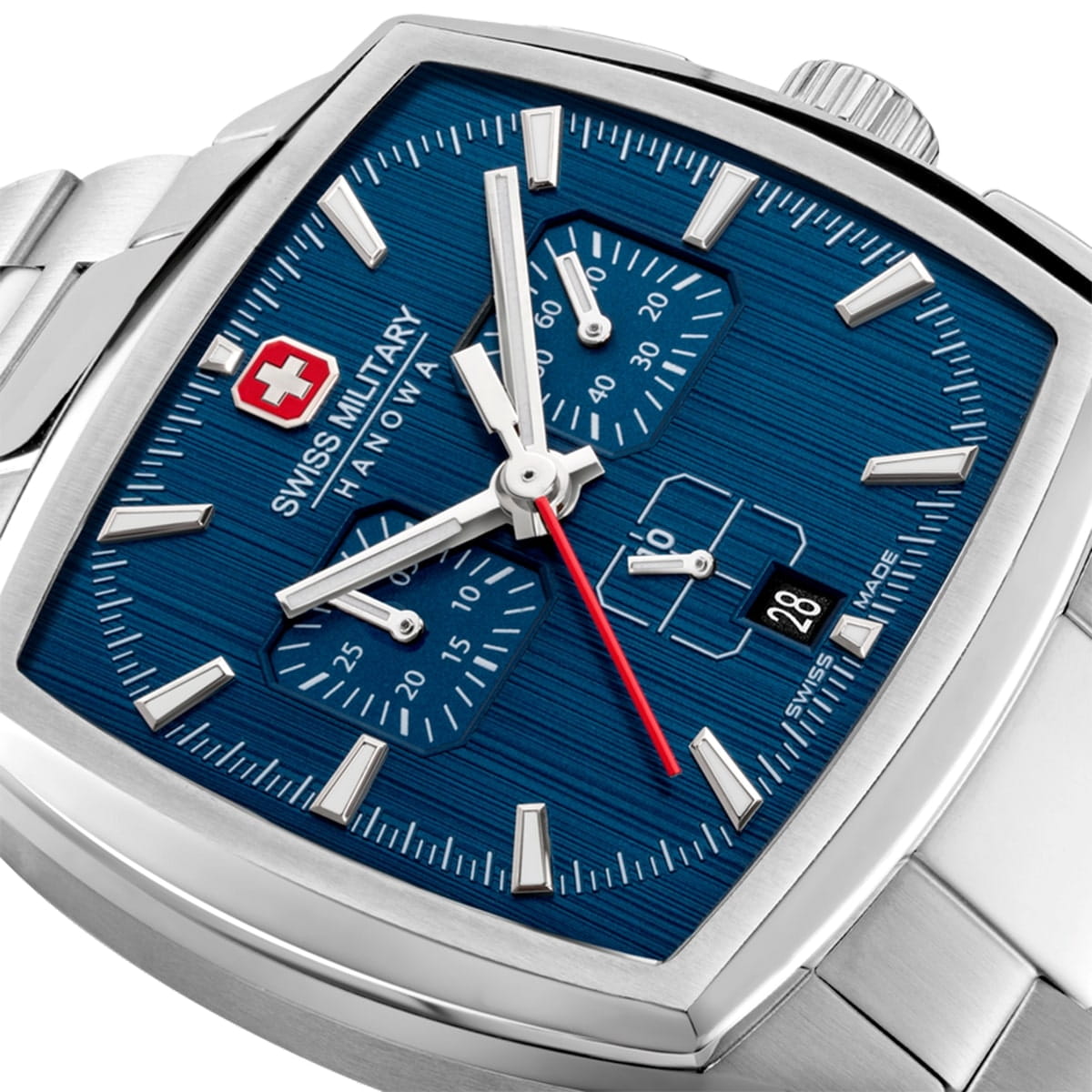 Swiss Military Hanowa Swiss Military Hanowa Starlight Chrono SMWGI0004302  — детали корпуса и нержавеющая сталь