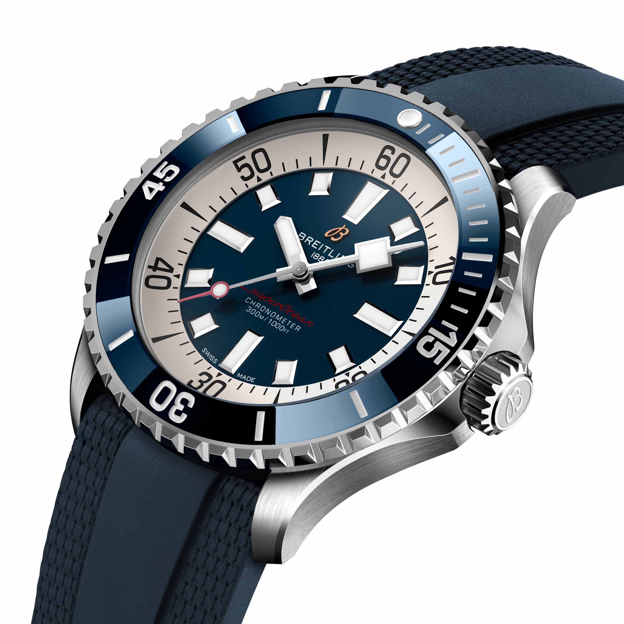 Оригинальные часы Breitling Breitling Superocean Automatic 46 A17378E71C1S1 механические калибр механизма breitling 17 общий вид