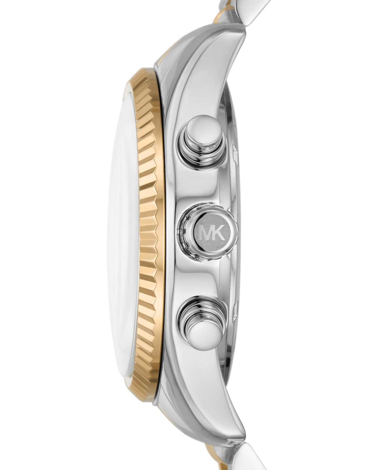 Michael Kors Michael Kors Lexington MK7218,  сша женские часы на браслете сталь c pvd покрытием боковой вид