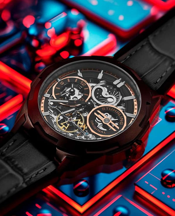 Stuhrling Stuhrling Navigator 1012.04 , наручные мужские часы фото под углом