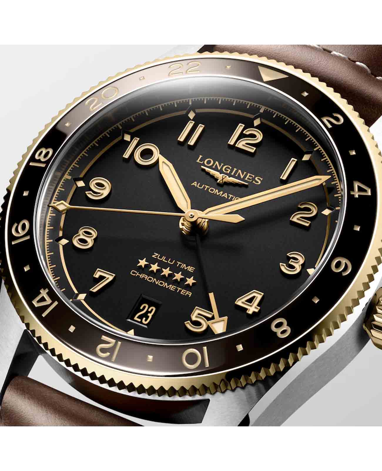 Longines Longines Spirit L3.802.5.53.2 , наручные мужские часы фото под углом