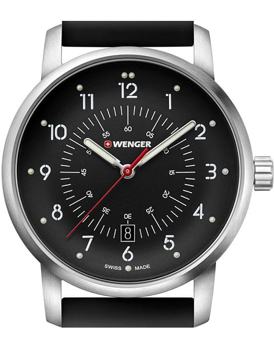 Wenger Avenue 01.1641.115 , наручные мужские часы фото под углом