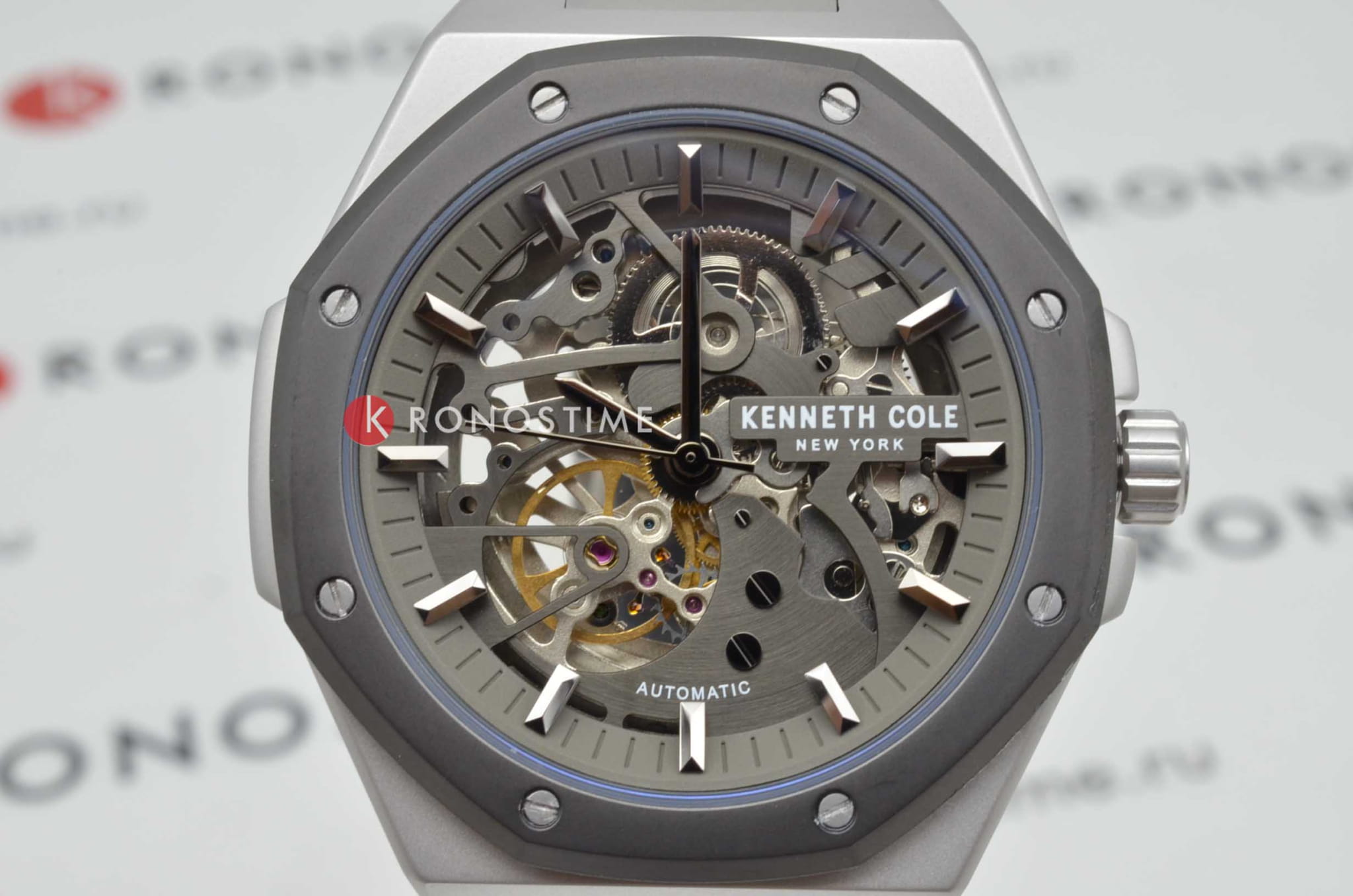 Kenneth Cole Kenneth Cole Automatic KCWGY0058903,  сша мужские часы на браслете нержавеющая сталь боковой вид