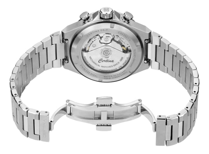 Оригинальные часы Certina Certina DS-7 Chrono Auto C043.427.21.051.00 механические калибр механизма  общий вид