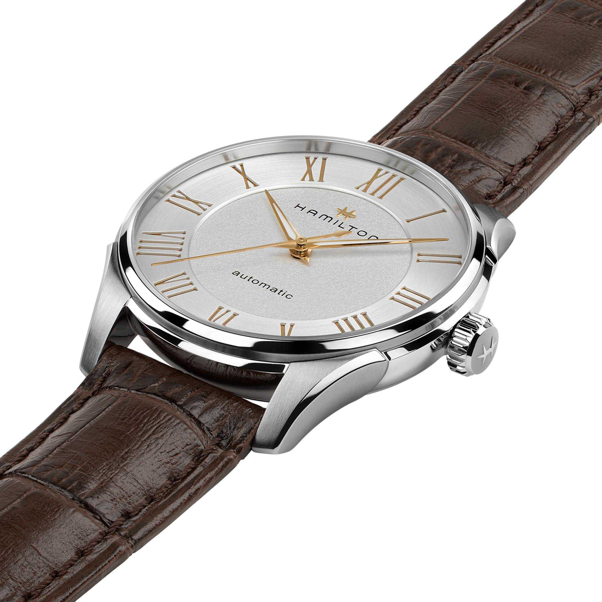 Оригинальные часы Hamilton Hamilton Jazzmaster Auto H42535550 механические калибр механизма h-10 общий вид