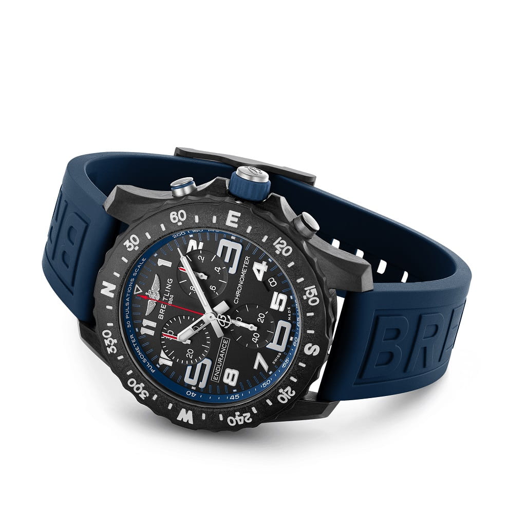 Breitling Breitling Endurance Pro X82310D51B1S1, professional швейцария мужские часы на браслете каучук боковой вид