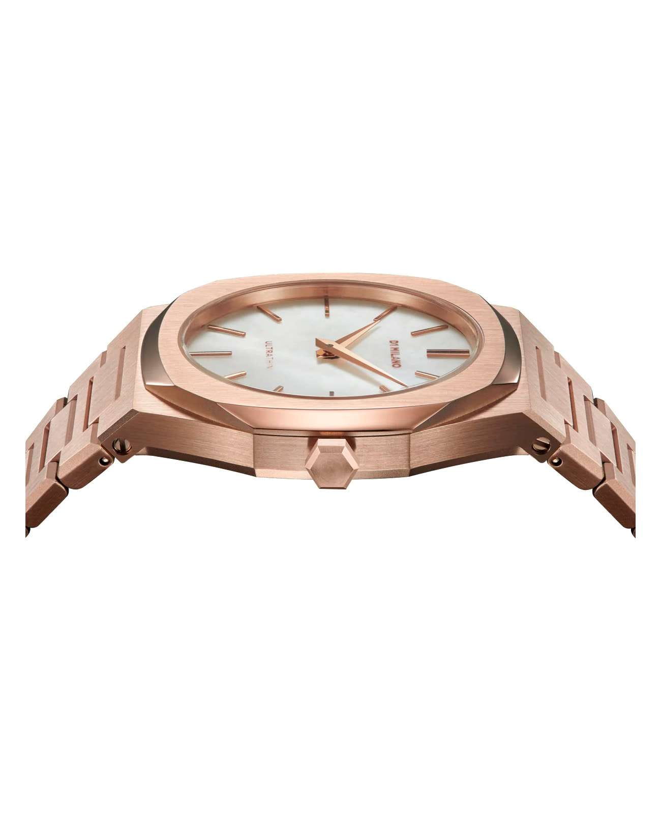 D1 Milano D1 Milano Ultra Thin UTBL20,  италия женские часы на браслете нержавеющая сталь с pvd-покрытием боковой вид