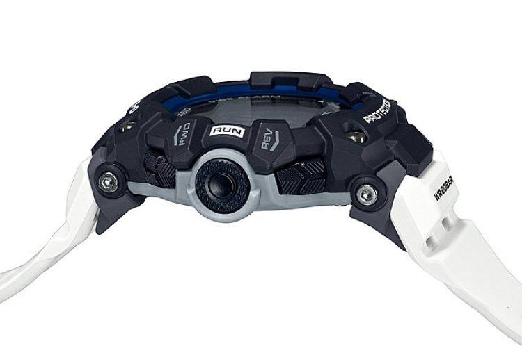 Casio Casio G-Shock GBD-100-1A7, g-shock япония мужские часы на браслете пластик боковой вид