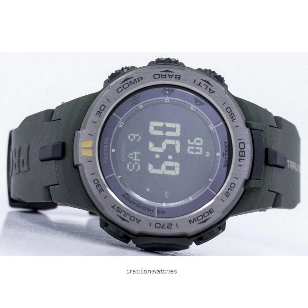 Casio Casio Pro Trek PRW-3100Y-3E мужские часы черный циферблат на запястье