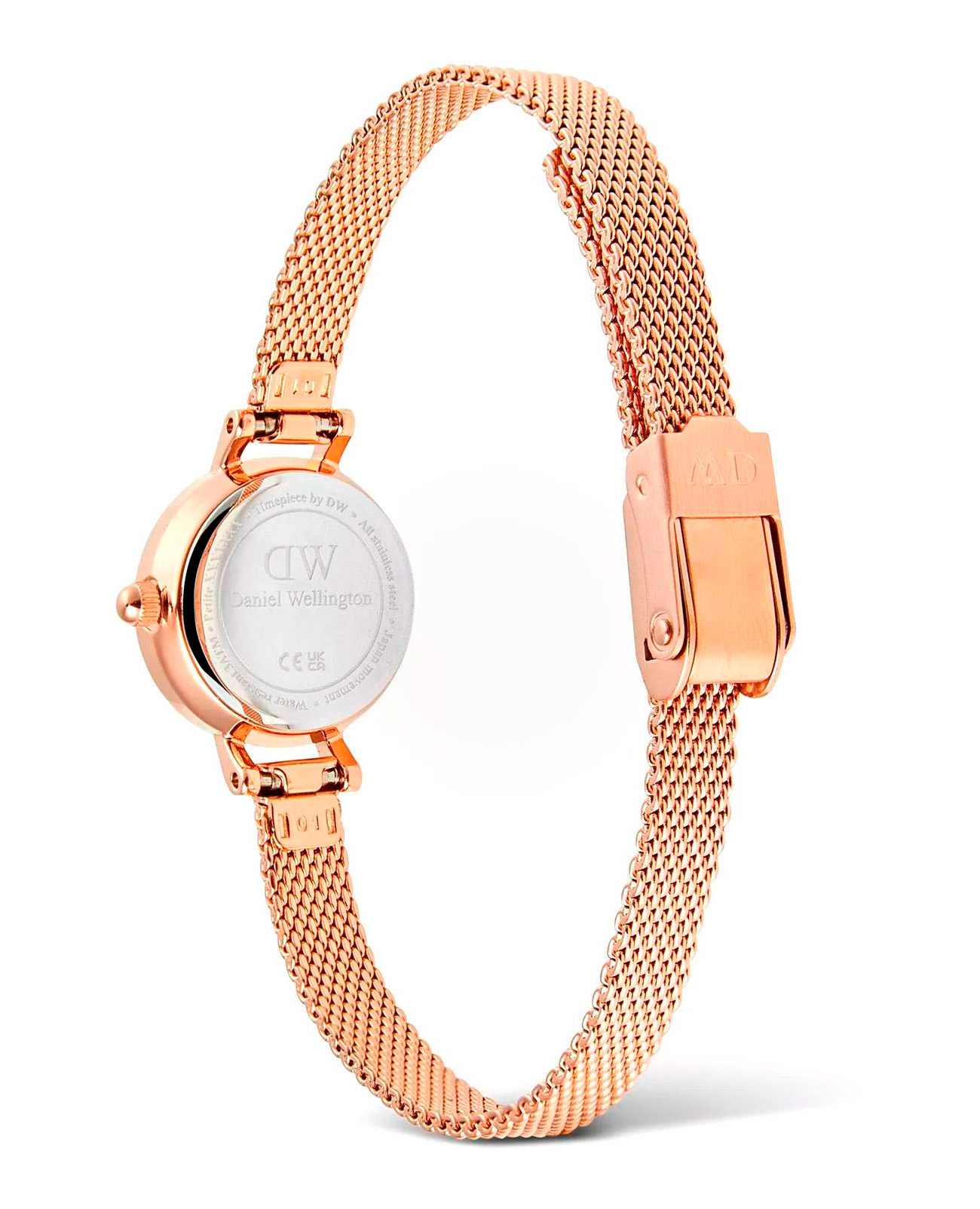 Daniel Wellington Daniel Wellington Petite Mini Champagne Melrose DW00100743 женские часы розовый циферблат на запястье