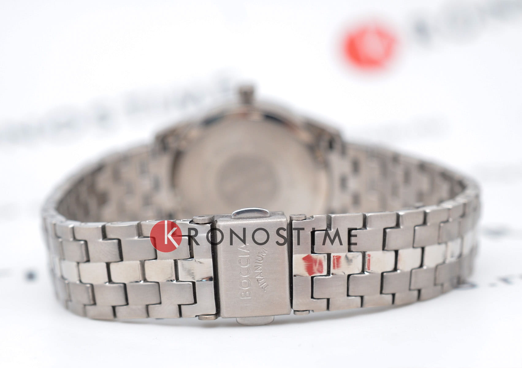 Boccia Titanium Boccia Titanium 3272-03 кварцевые женские часы часы крупный план белый циферблата