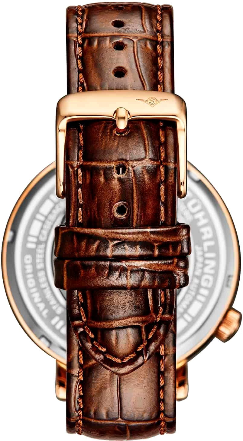 Stuhrling Stuhrling Quasar 1021.07 мужские часы серый циферблат на запястье