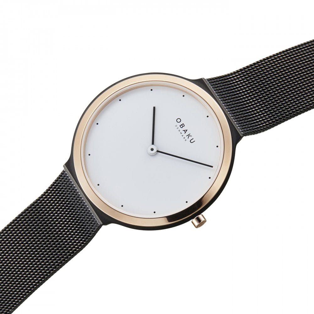 Obaku Obaku Mesh V269GXMWMB , наручные мужские часы фото под углом