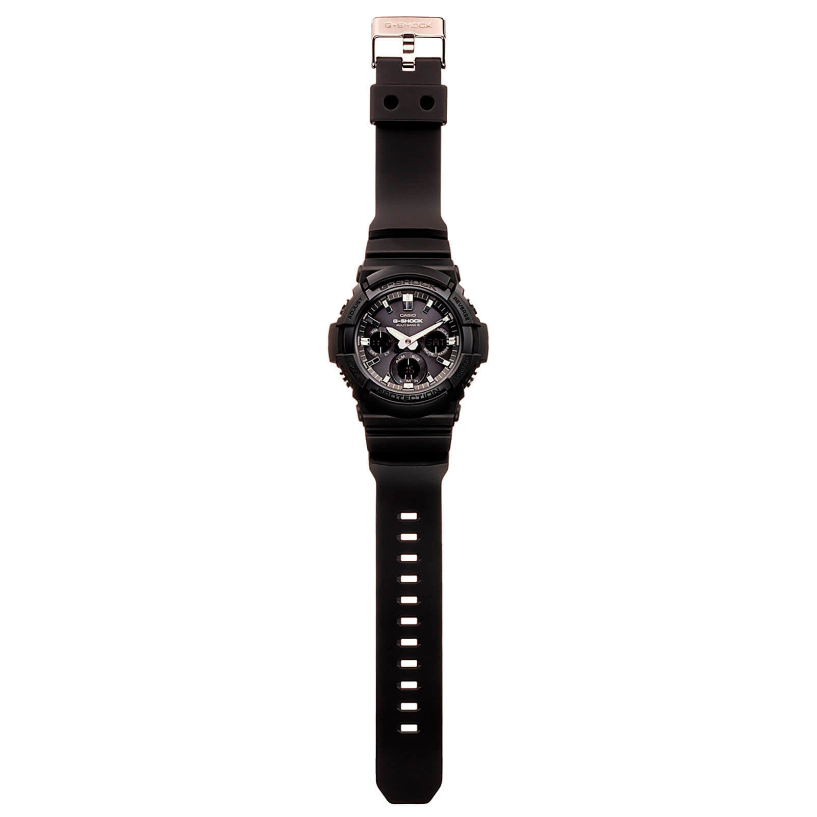 Casio GAW-100B-1AER мужские часы застежка крупным планом