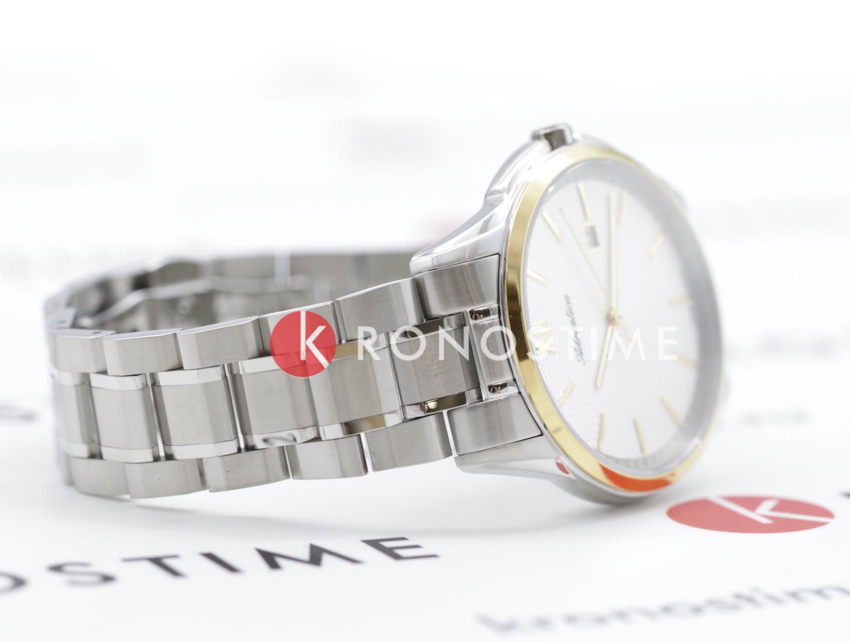 Оригинальные часы Adriatica Adriatica Pairs A1290.2163Q кварцевые калибр механизма eta f06 общий вид