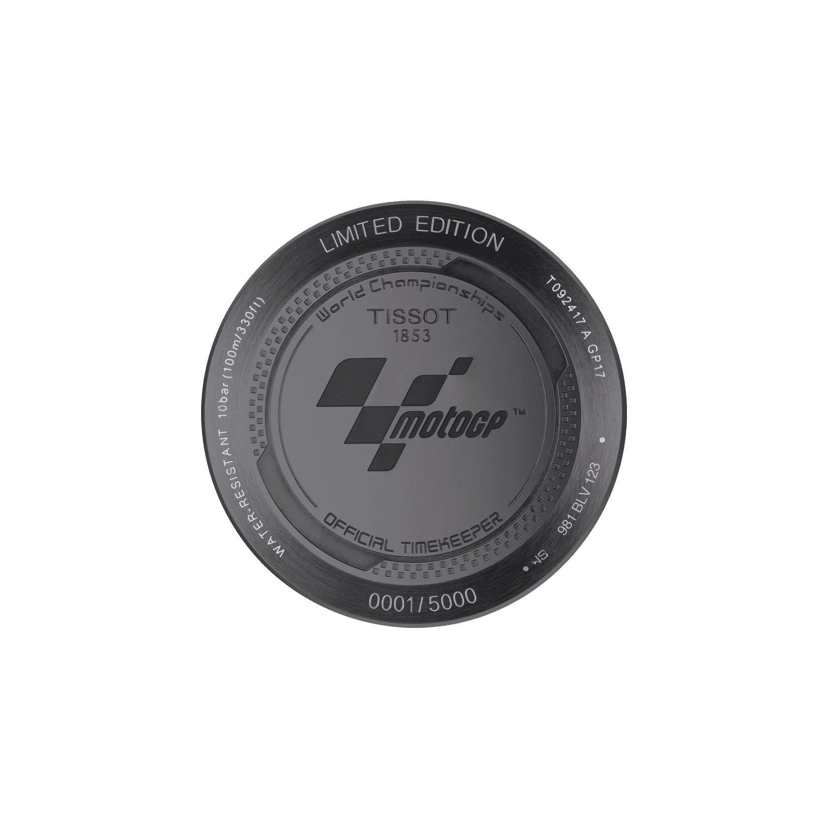 Tissot Tissot T-Race MotoGP 2017 T092.417.37.061.00 мужские часы черный циферблат на запястье