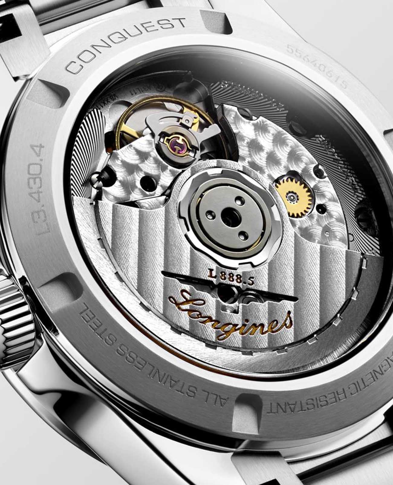 Longines Longines Conquest L3.430.4.87.6  - задняя крышка сталь металл корпуса, швейцария часы