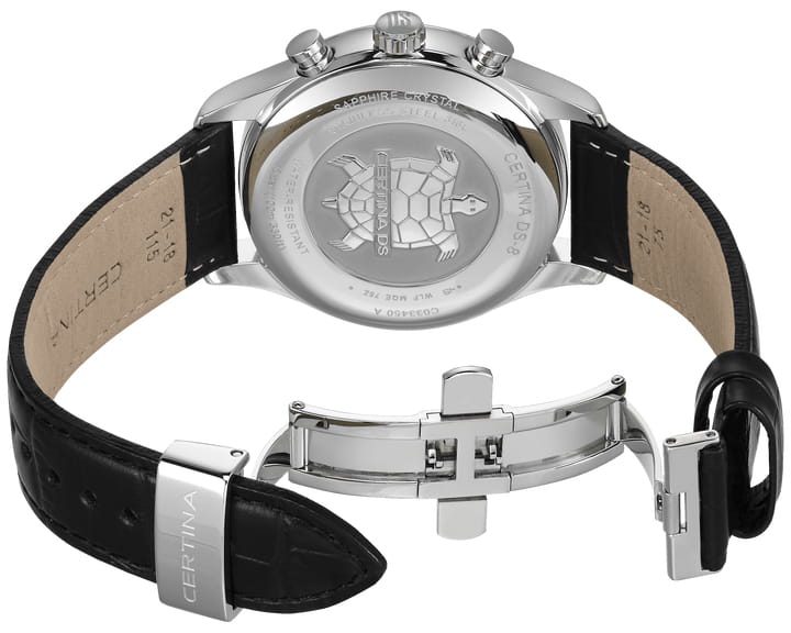 Certina Certina DS-8 Moon Phase C033.460.16.047.00, sport швейцария мужские часы на браслете кожаный боковой вид