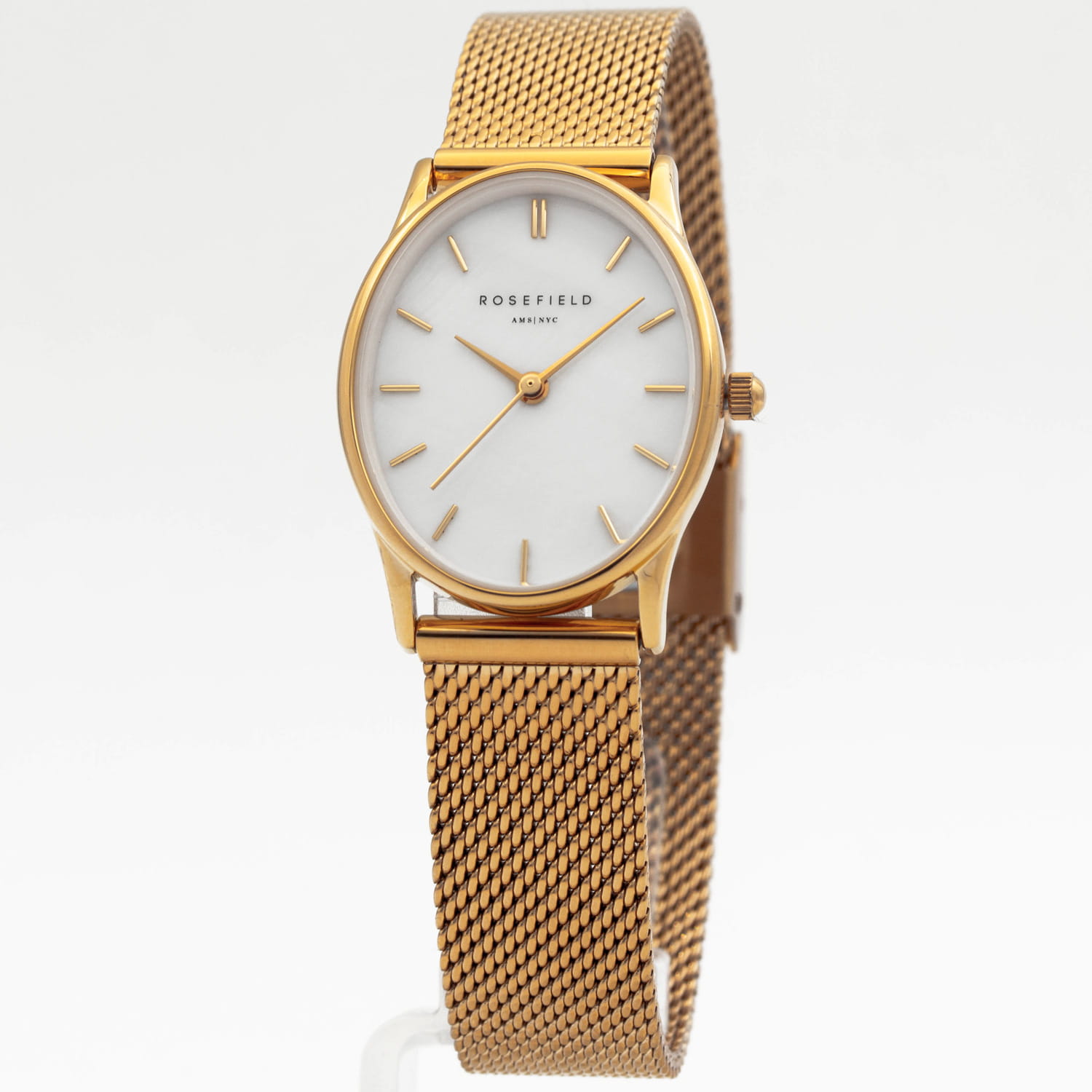 Rosefield Rosefield The Oval OWGMG-OV10 кварцевые женские часы часы крупный план перламутровый циферблата