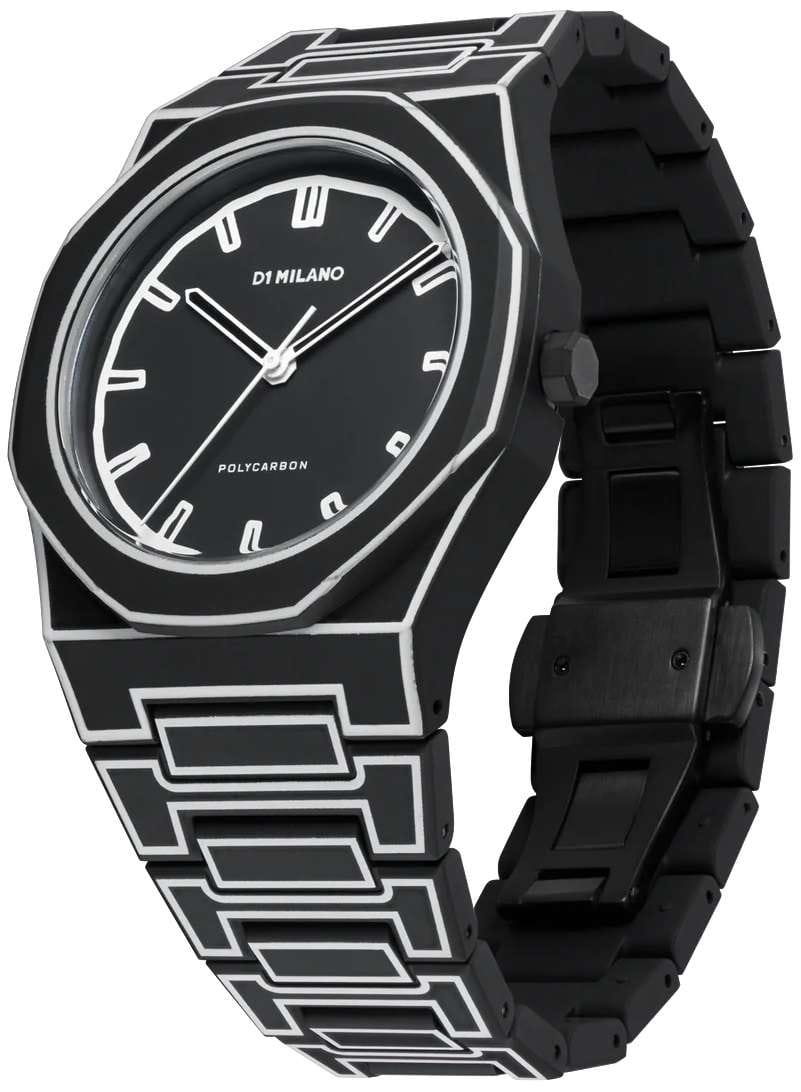 D1 Milano D1 Milano Polycarbon PCBJ33 , наручные мужские часы фото под углом