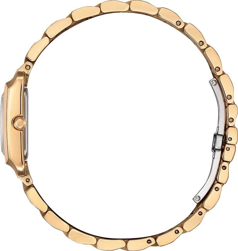 Citizen Citizen Citizen L EW5603-89Y,  япония женские часы на браслете нержавеющая сталь с ip-покрытием боковой вид