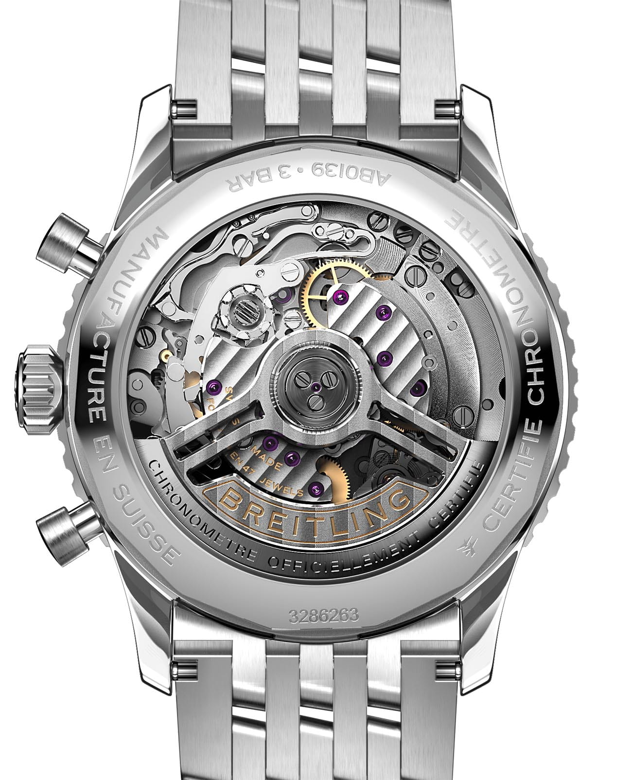 Оригинальные часы Breitling Breitling Navitimer B01 Chronograph 41 AB0139241C2A1 механические калибр механизма мануфактурный механизм breitling caliber b01 общий вид