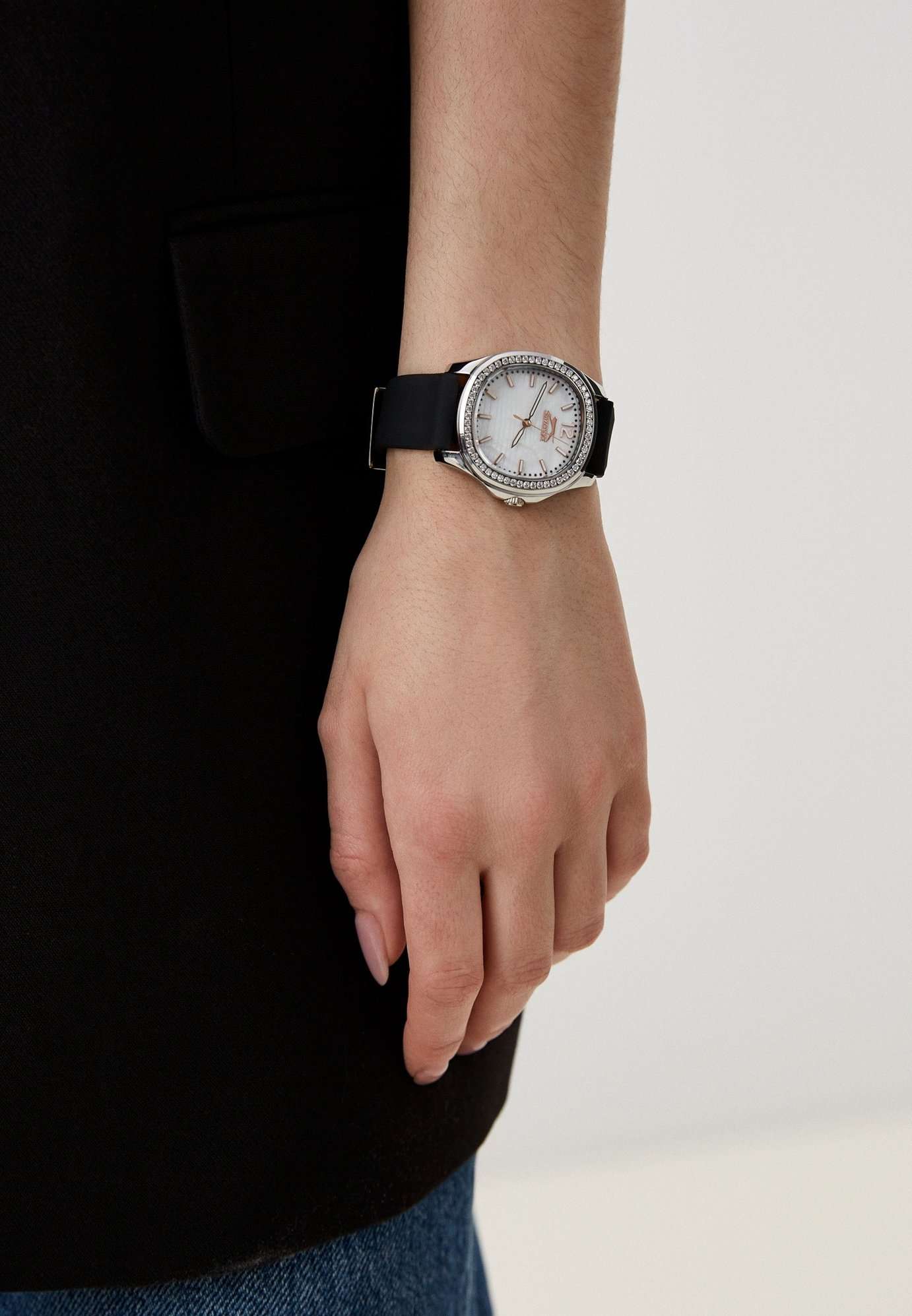 Slazenger Slazenger SL.09.2239.3.01 кварцевые женские часы часы крупный план перламутровый циферблата