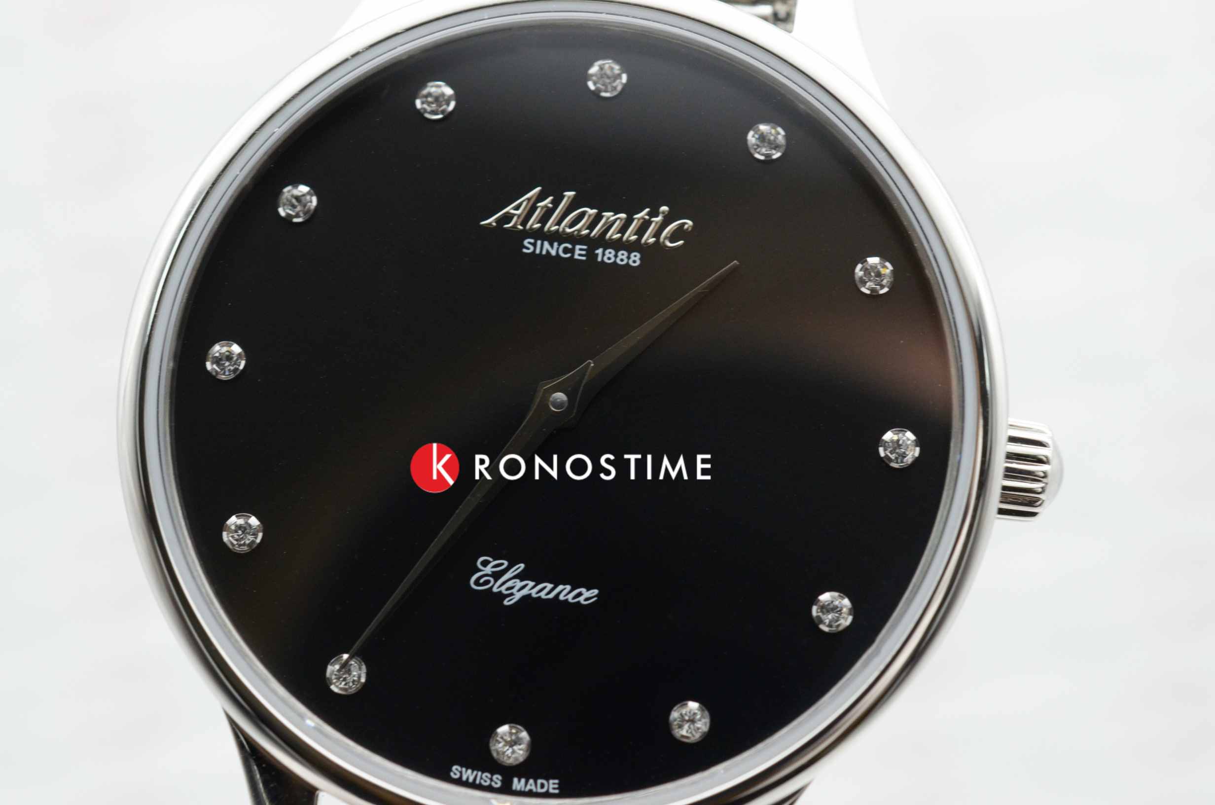 Atlantic Atlantic Elagance 29038.41.61MB женские часы черный циферблат на запястье