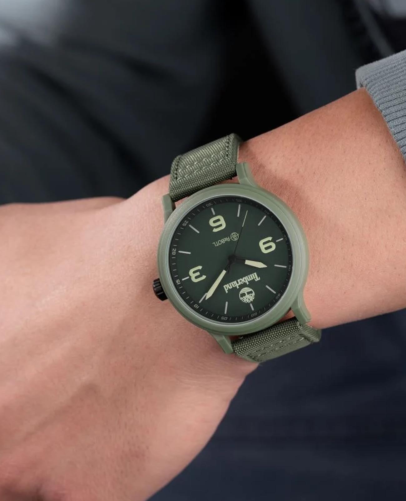 Timberland Timberland Driscoll TDWGM0028002,  сша мужские часы на браслете нейлон боковой вид