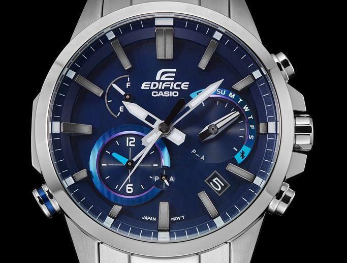 Оригинальные часы Casio Casio Edifice EQB-700D-2A автокварц (кинетик) калибр механизма  общий вид