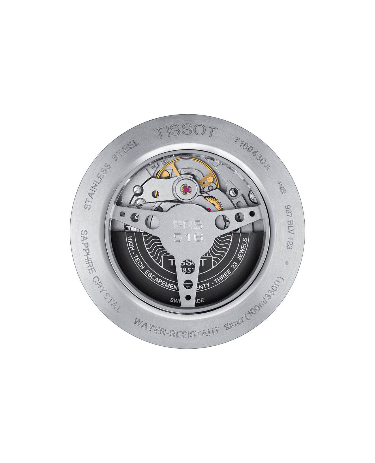 Tissot Tissot PRS 516 Powermatic 80 T100.430.16.041.00 PRS 516, наручные мужские часы фото под углом