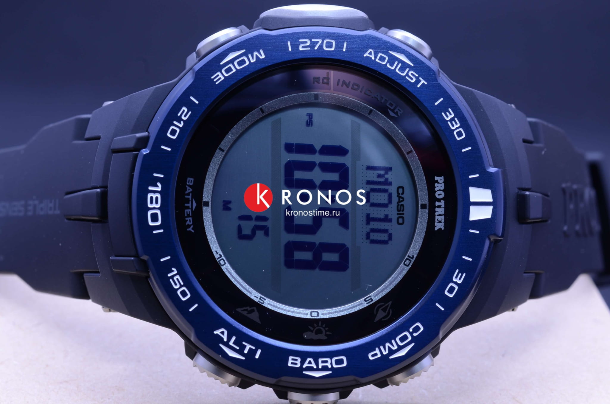 Casio Casio Pro Trek PRW-3100YB-1 электронные мужские часы часы крупный план серый циферблата