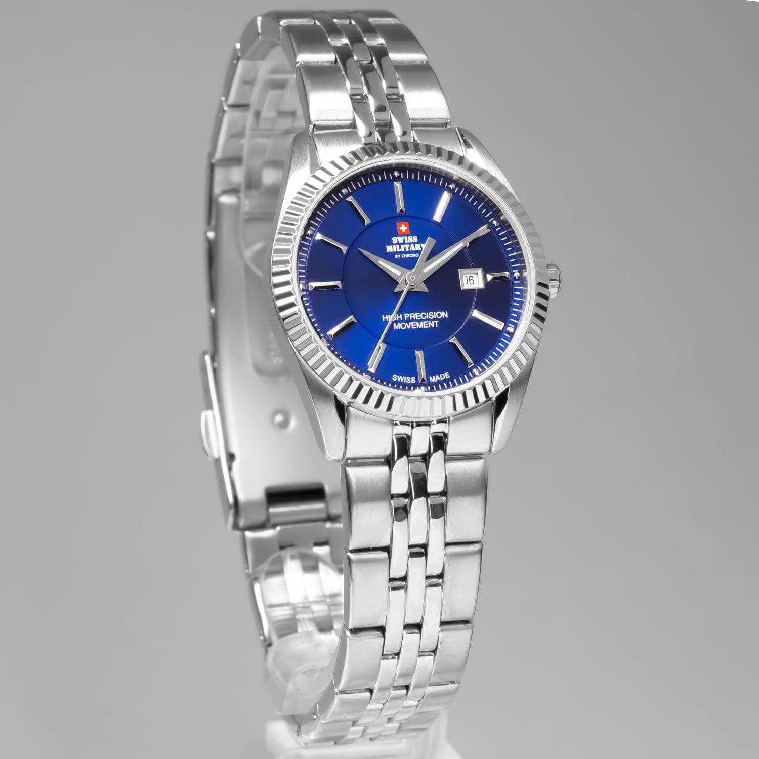 Swiss Military by Chrono Swiss Military by Chrono Сверхточные SM34066.03 , наручные женские часы фото под углом