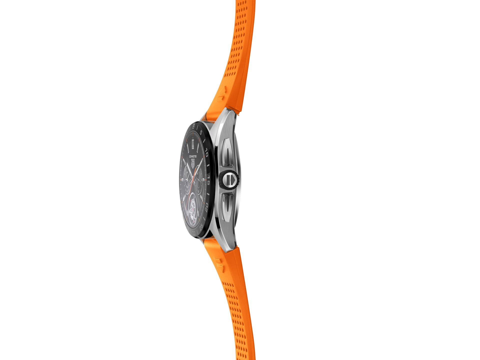 TAG Heuer TAG Heuer Connected Calibre E4 SBR8A10.BT6265 , наручные мужские часы фото под углом