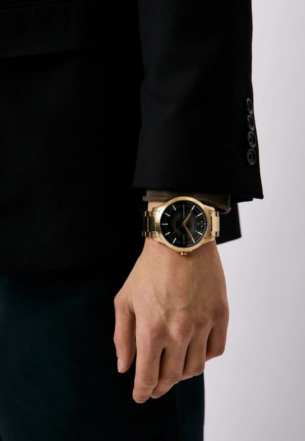 Armani Exchange Armani Exchange Hampton AX2443 италия наручные мужские часы заводная головка с логотипом Armani Exchange