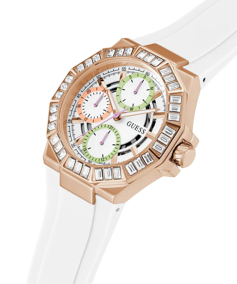 Guess Guess Selena GW0695L3,  сша женские часы на браслете силикон боковой вид