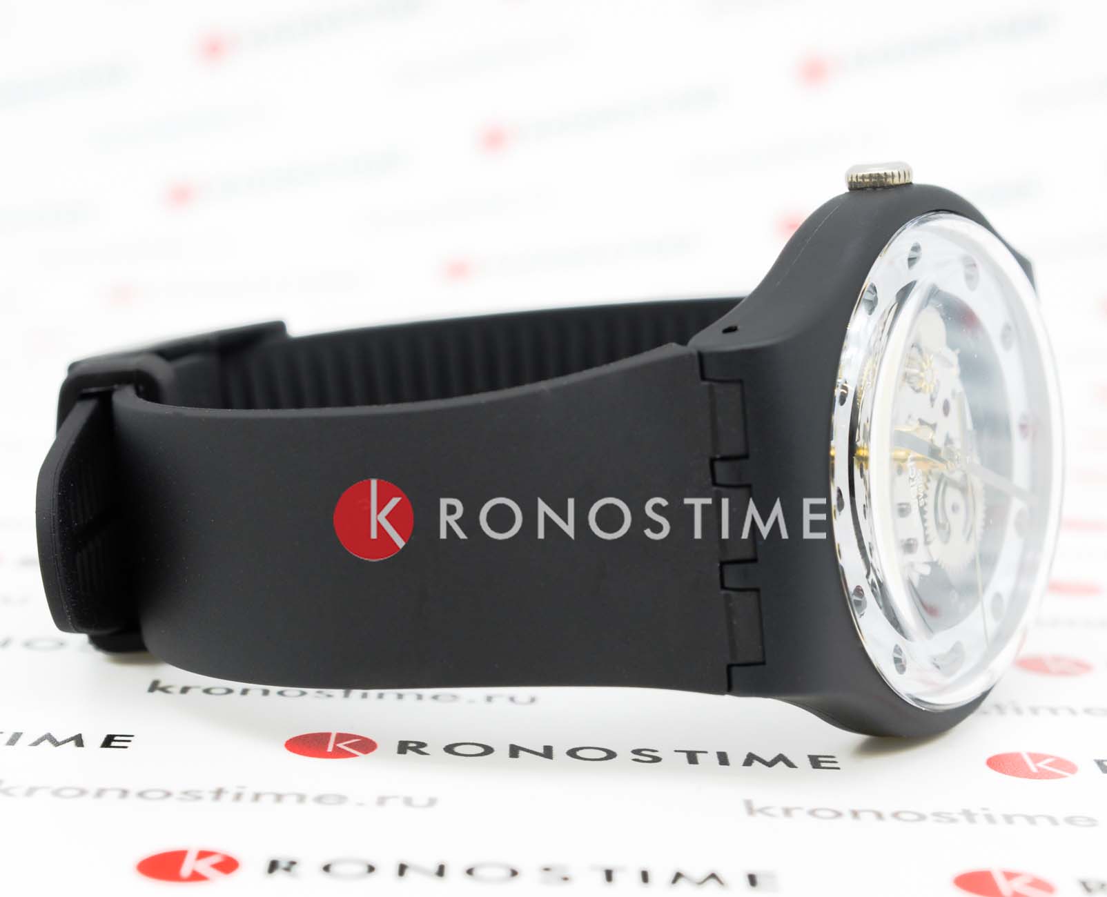 Оригинальные часы Swatch Swatch New Gent Biosourced SO29B109 кварцевые калибр механизма  общий вид