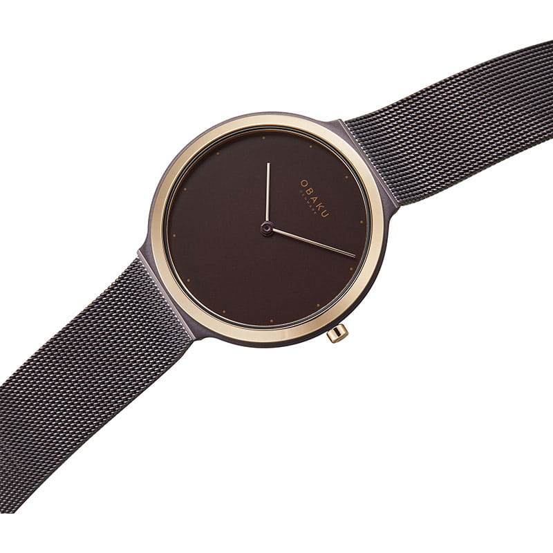 Obaku Obaku Mesh V269LXXNMN  — детали корпуса и сталь с ip покрытием