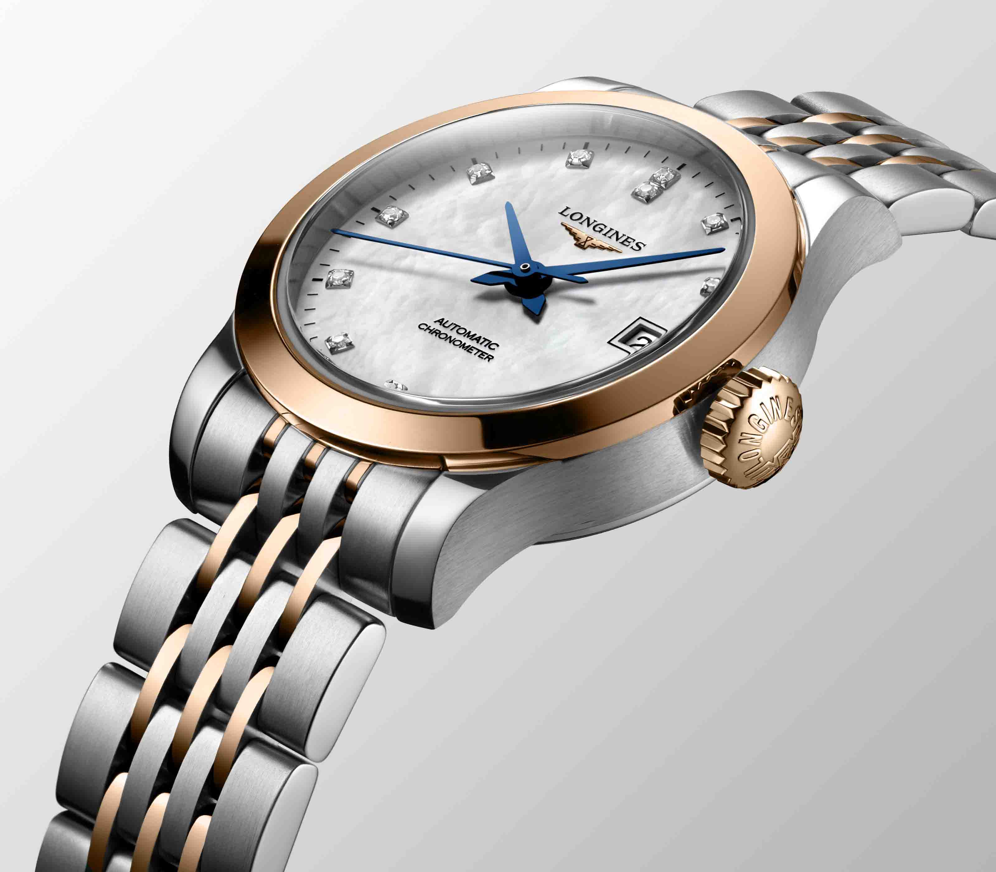 Оригинальные часы Longines Longines Record Collection L2.320.5.87.7 механические калибр механизма l592.4 общий вид