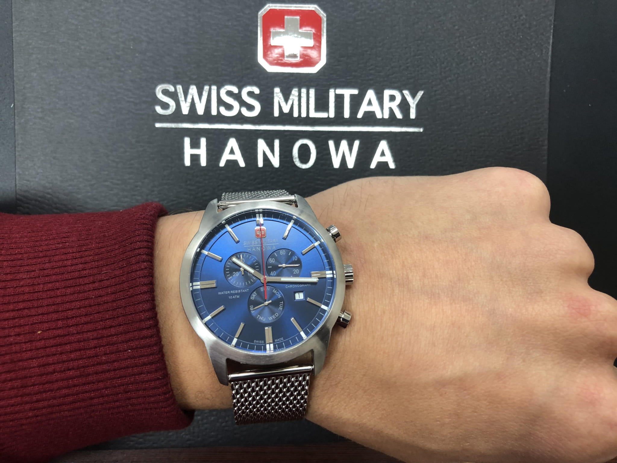 Swiss Military Hanowa Swiss Military Hanowa 06-3308.04.003 , наручные мужские часы фото под углом
