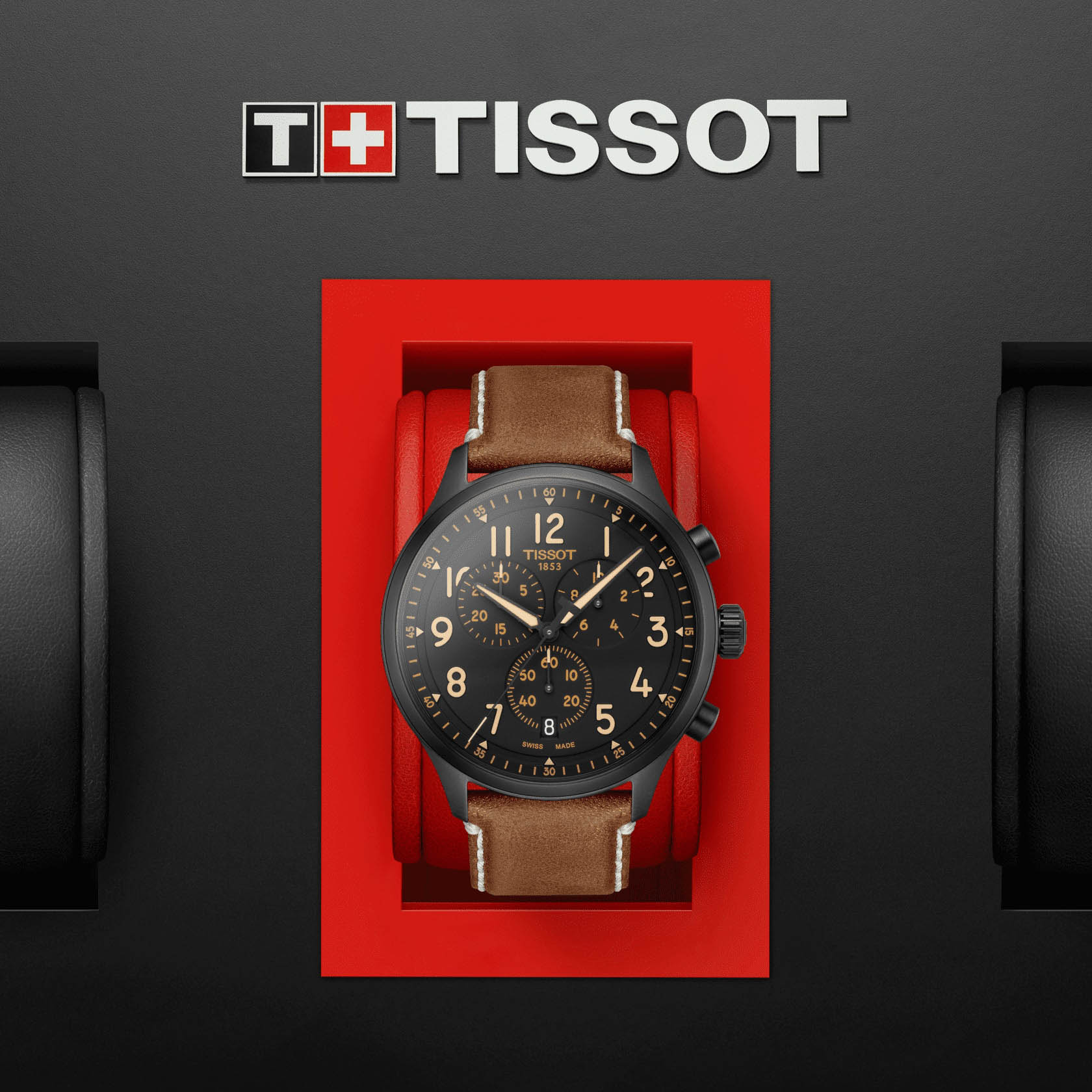 Tissot Tissot Chrono XL T116.617.36.052.03 мужские часы черный циферблат на запястье